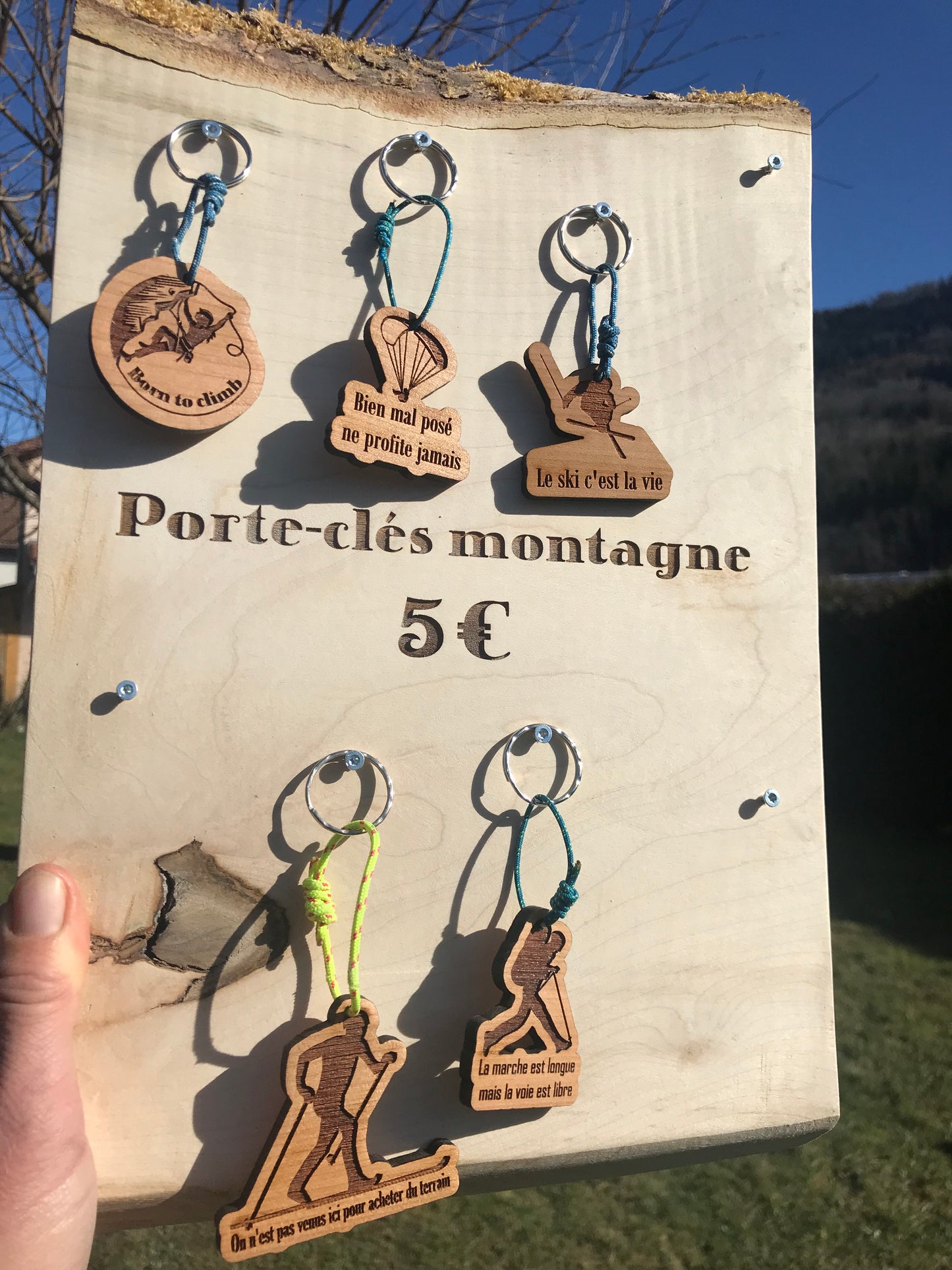 Porte-clés sports de montagne