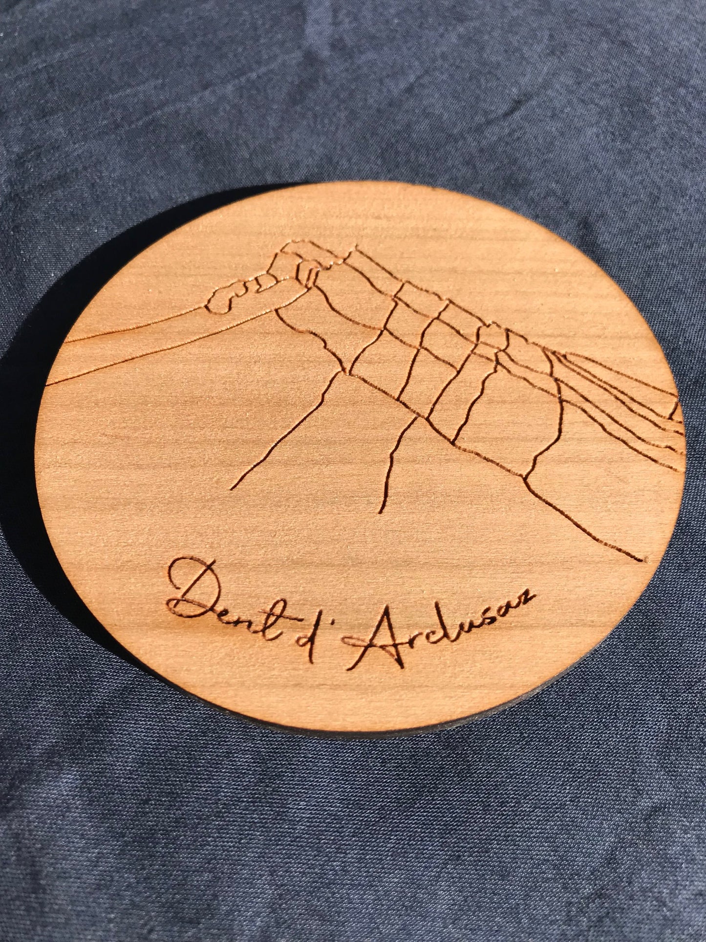 Sous-verres ronds en bois