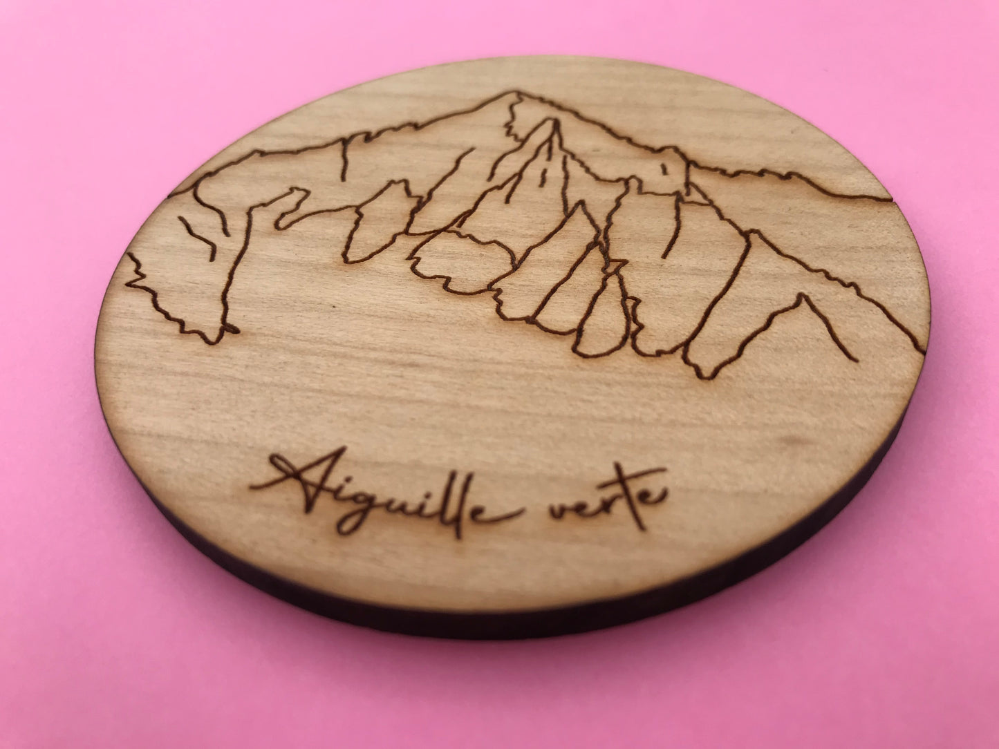 Sous-verres ronds en bois