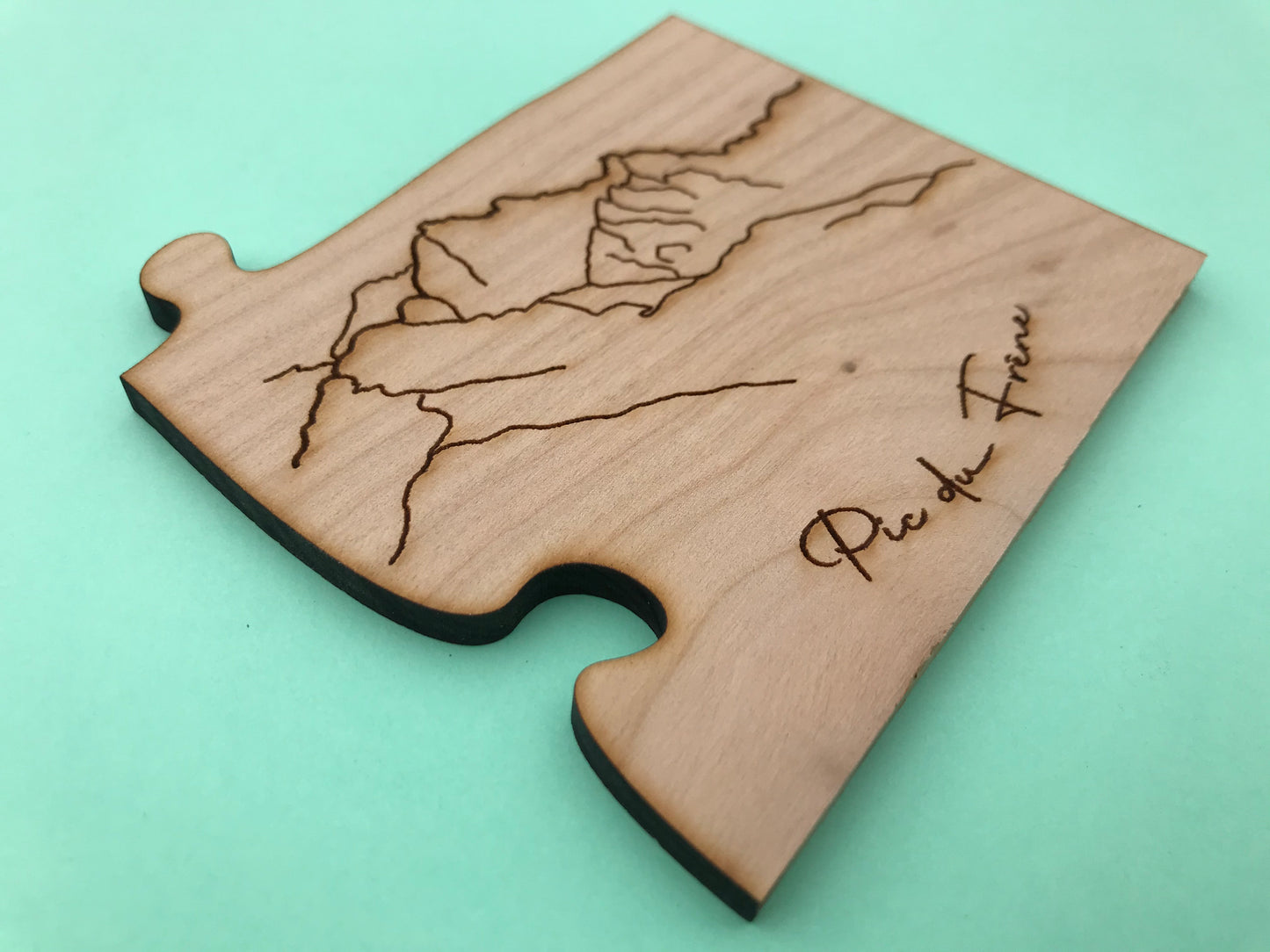 Sous-verres puzzle en bois