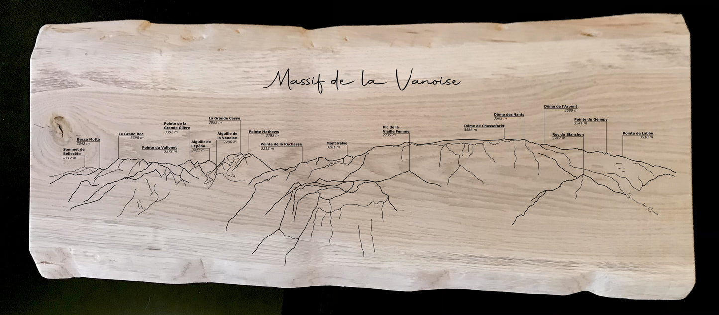 Panorama Vanoise depuis les hauteurs de Pralognan