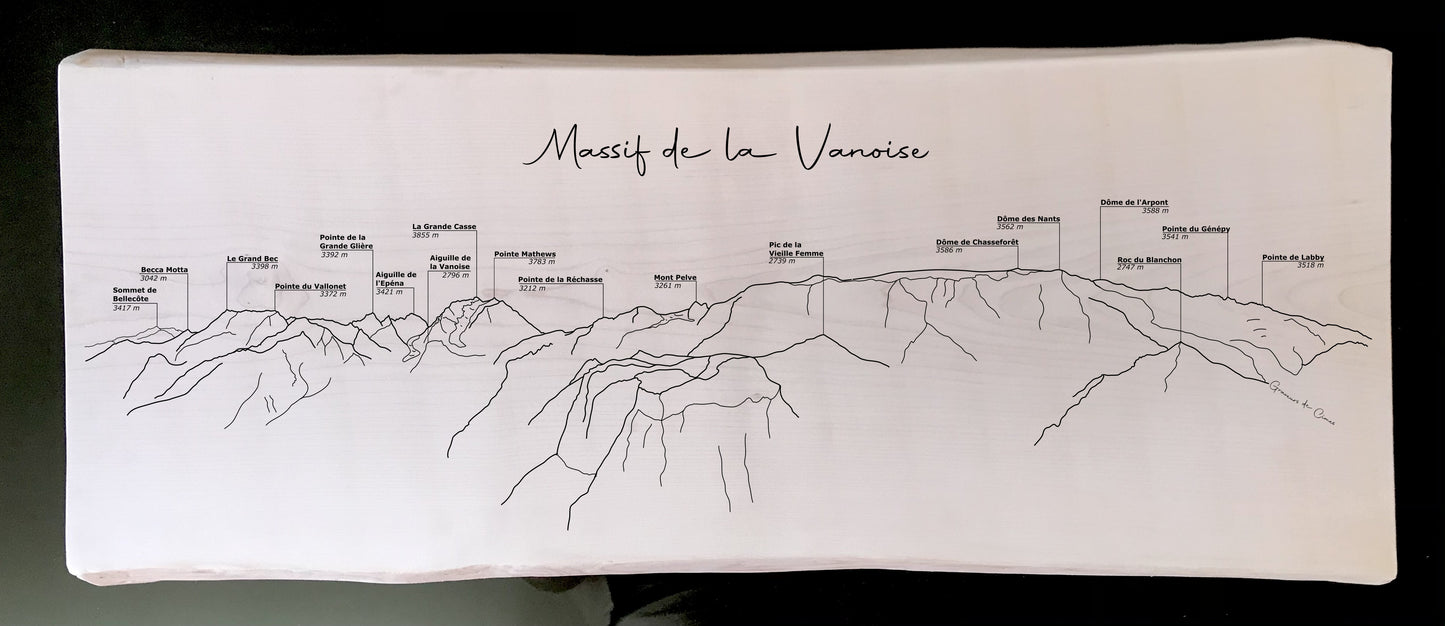 Panorama Vanoise depuis les hauteurs de Pralognan