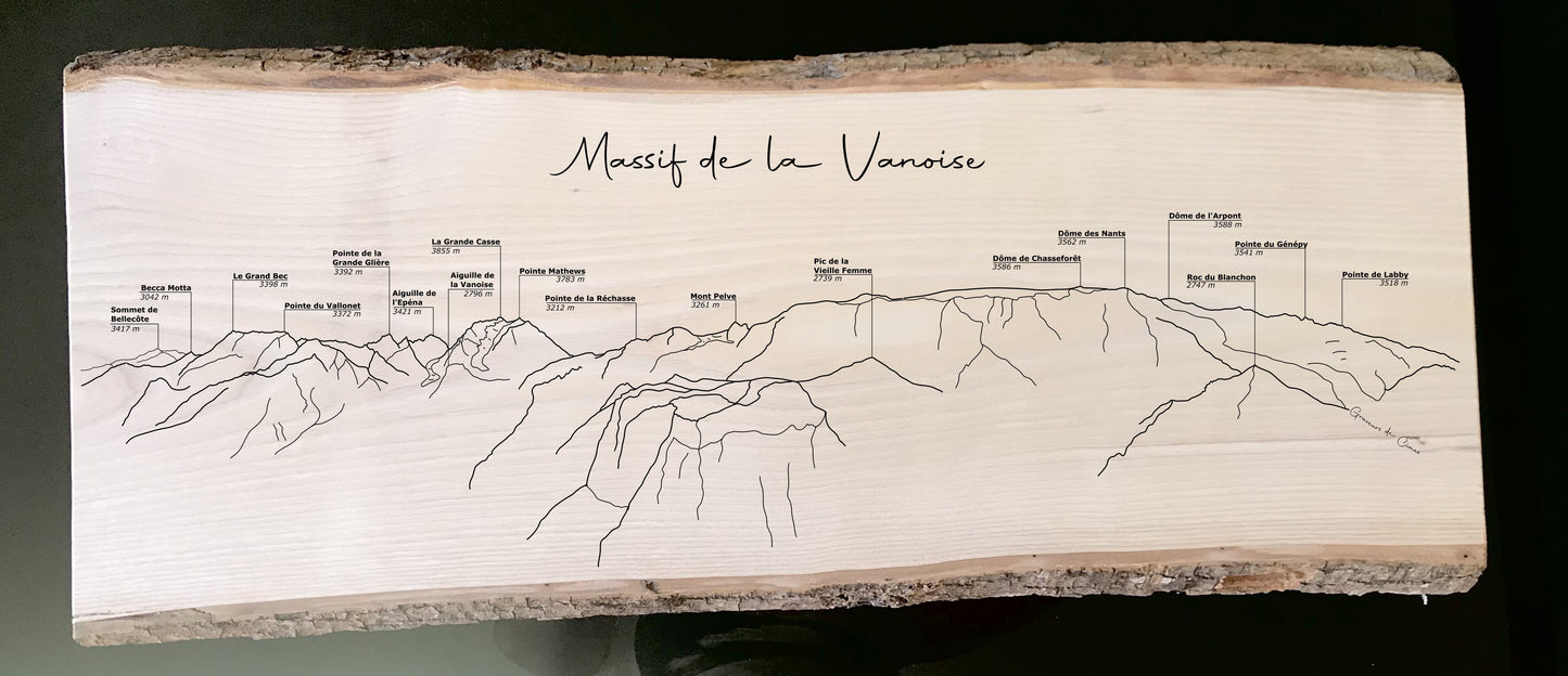 Panorama Vanoise depuis les hauteurs de Pralognan