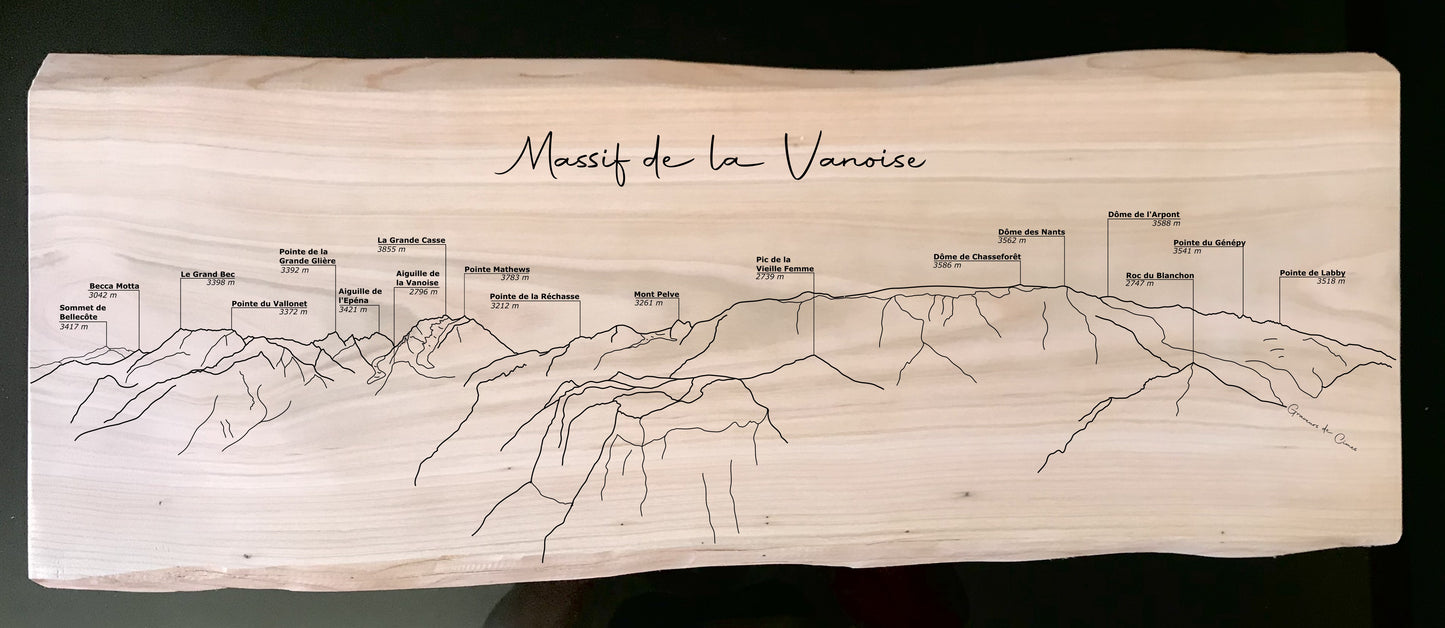 Panorama Vanoise depuis les hauteurs de Pralognan