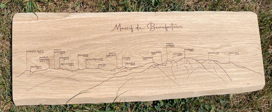 Panorama du Beaufortain depuis le mont Bisanne (Les Saisies)