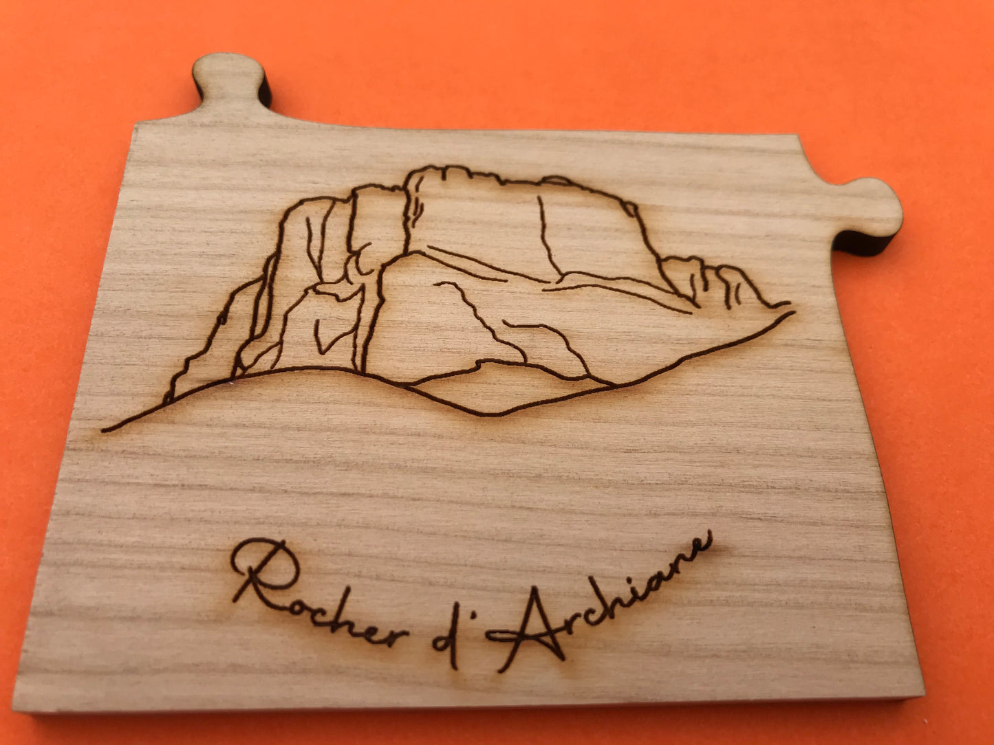 Sous-verres puzzle en bois