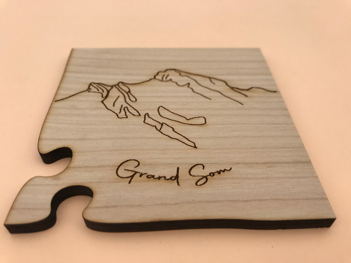 Sous-verres puzzle en bois