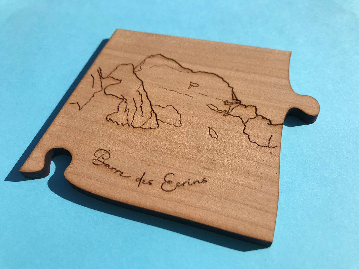 Sous-verres puzzle en bois