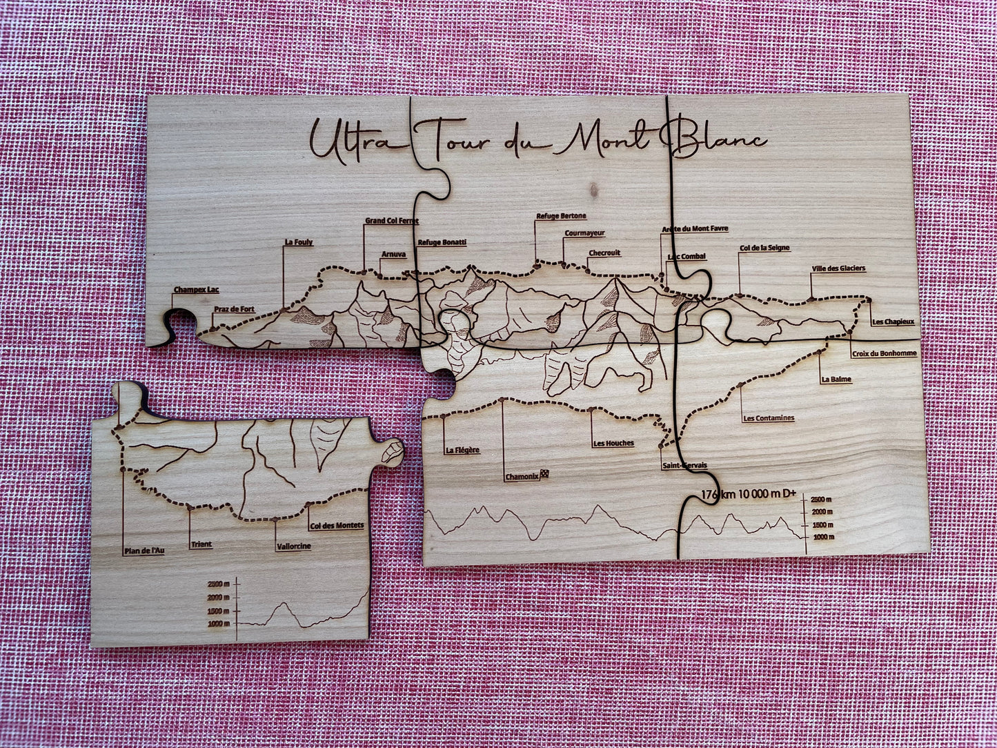 Sous-verres puzzle Edition Spéciale UTMB